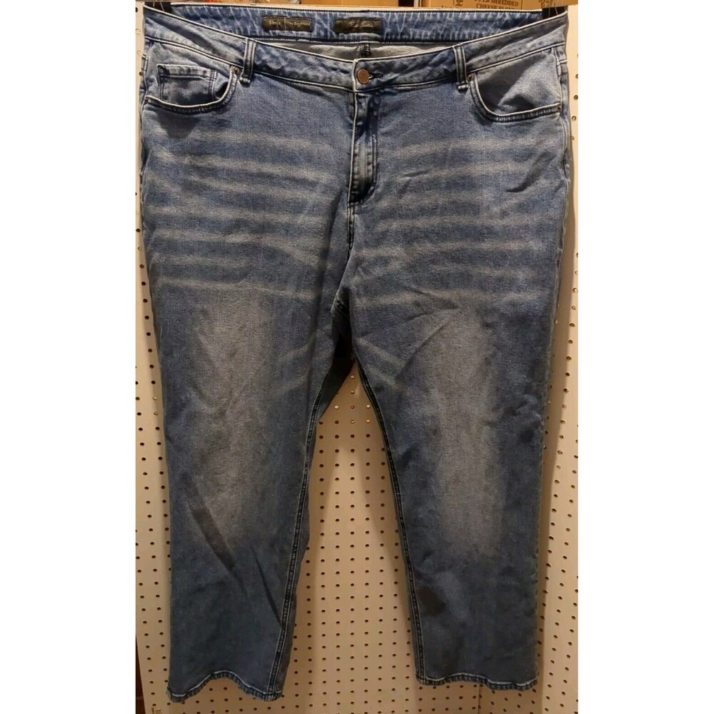Poetic Justice Size 22R Verla True Boyfriend Denim Jeans Medium Wash
